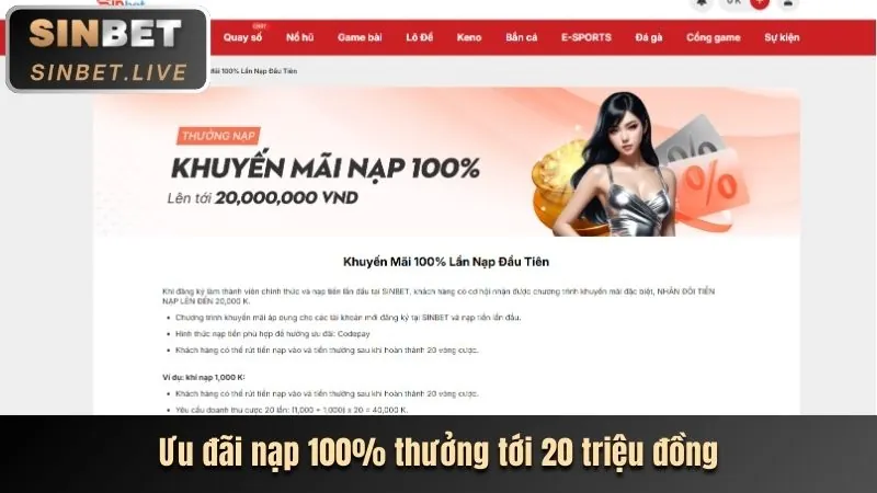 Ưu đãi chào mừng thành viên mới vu88